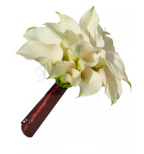  Pachete lumanari nunta scurte orhidee trandafiri