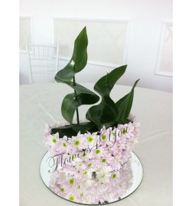 Aranjament floral botez barca