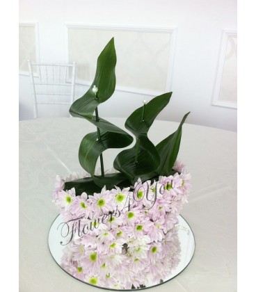 Aranjament floral botez barca