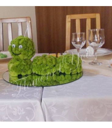 Aranjament floral botez omida