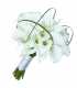 Buchet de mireasa cale albe bucle belgrass