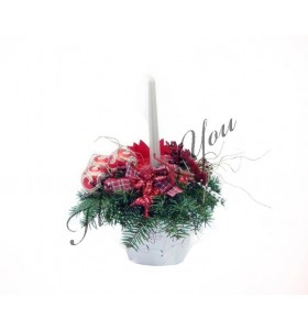 Craciun lumanare globuri funde ingerasi