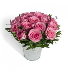 Aranjament trandafiri roz