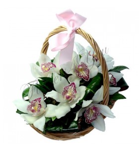 Aranjament cos orhidee